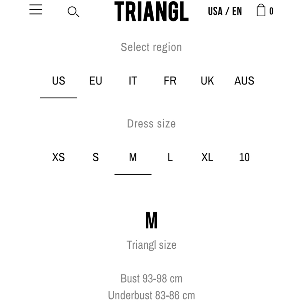 Triangl Teal Swim Top - Picture 5 of 5